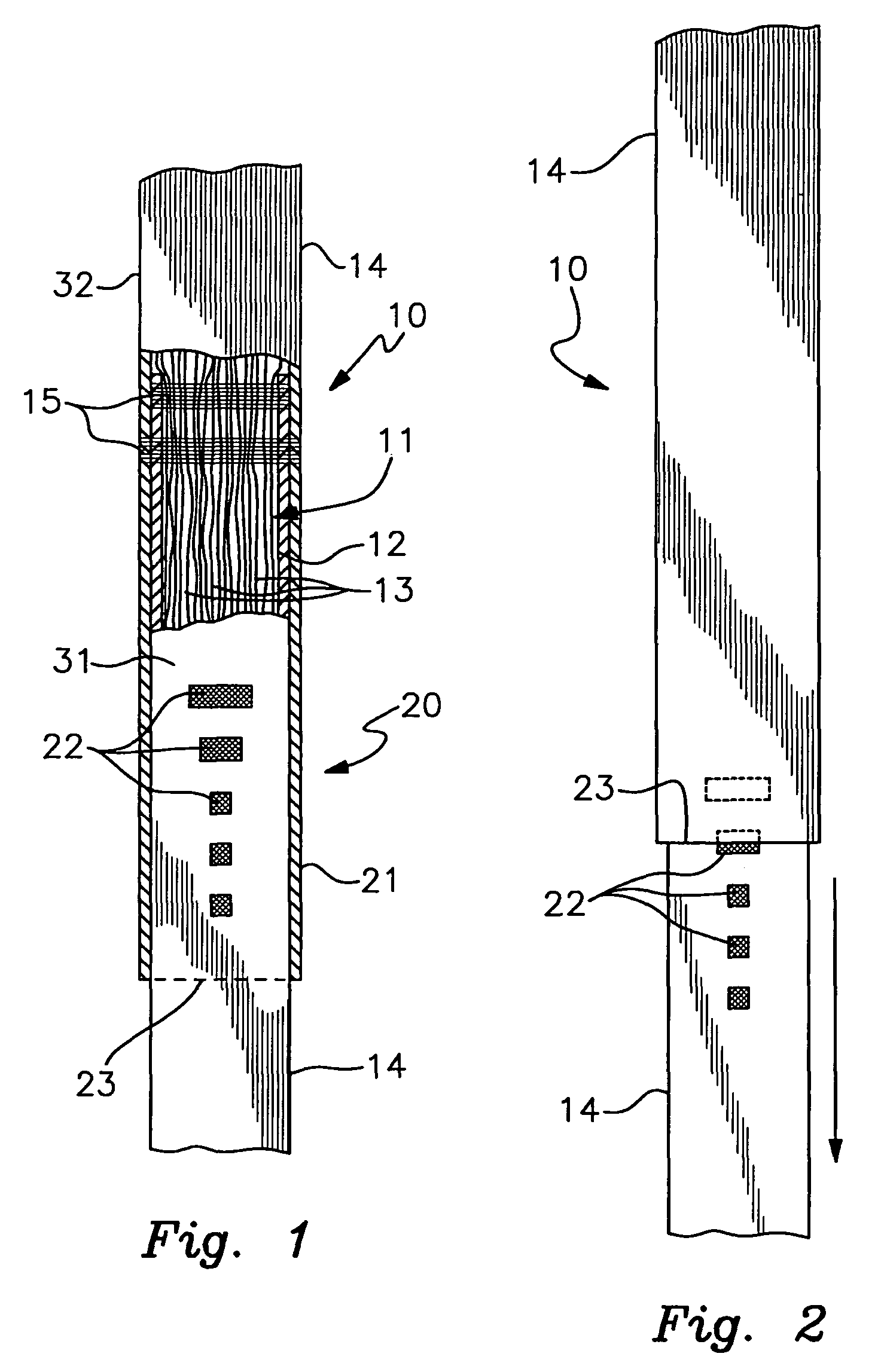 Lifting sling with excessive elongation warning indicator