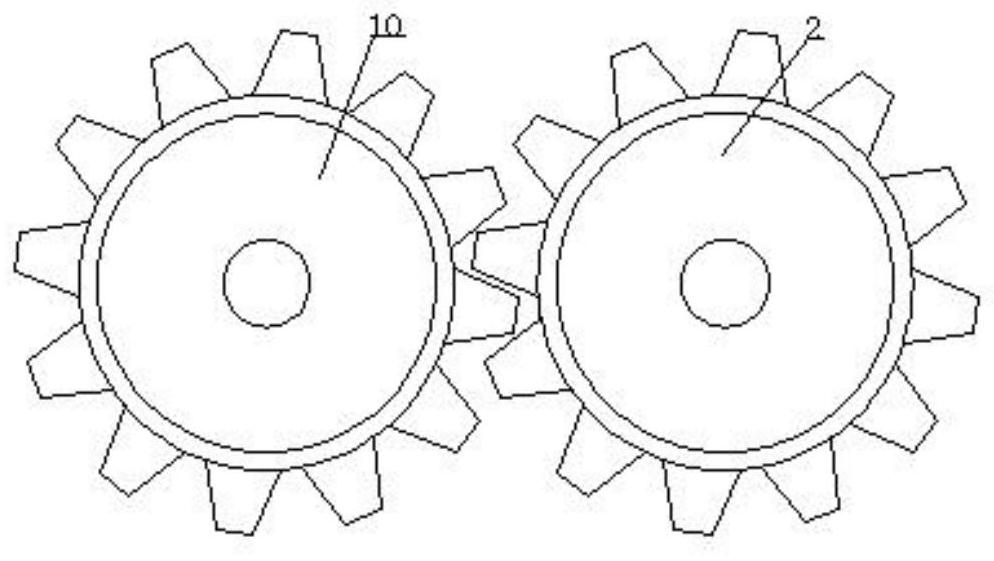 Temporary manufacturing and machining equipment for gear for improving matching degree