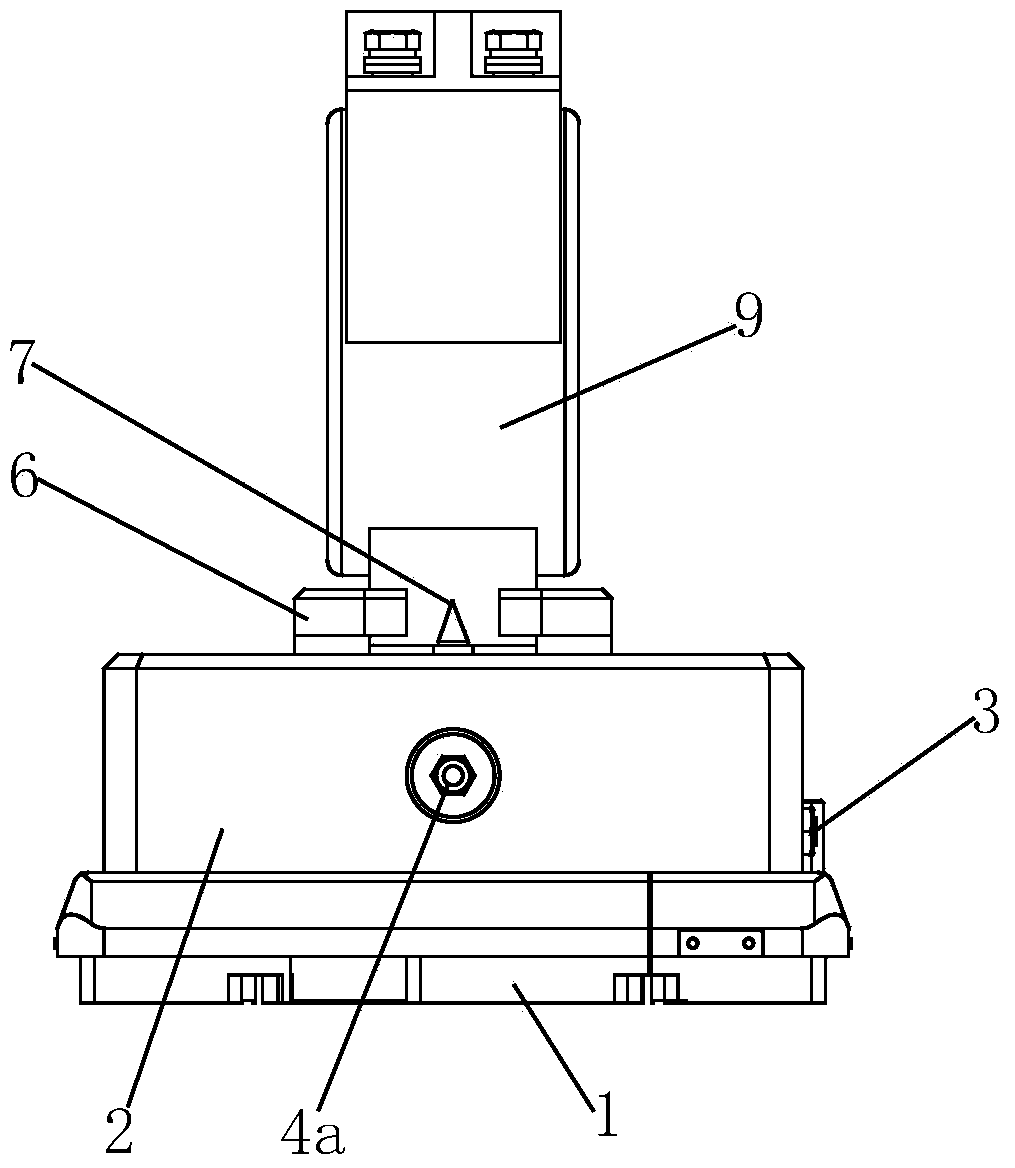 Clamping tool tray used for automatic verification line of transformer