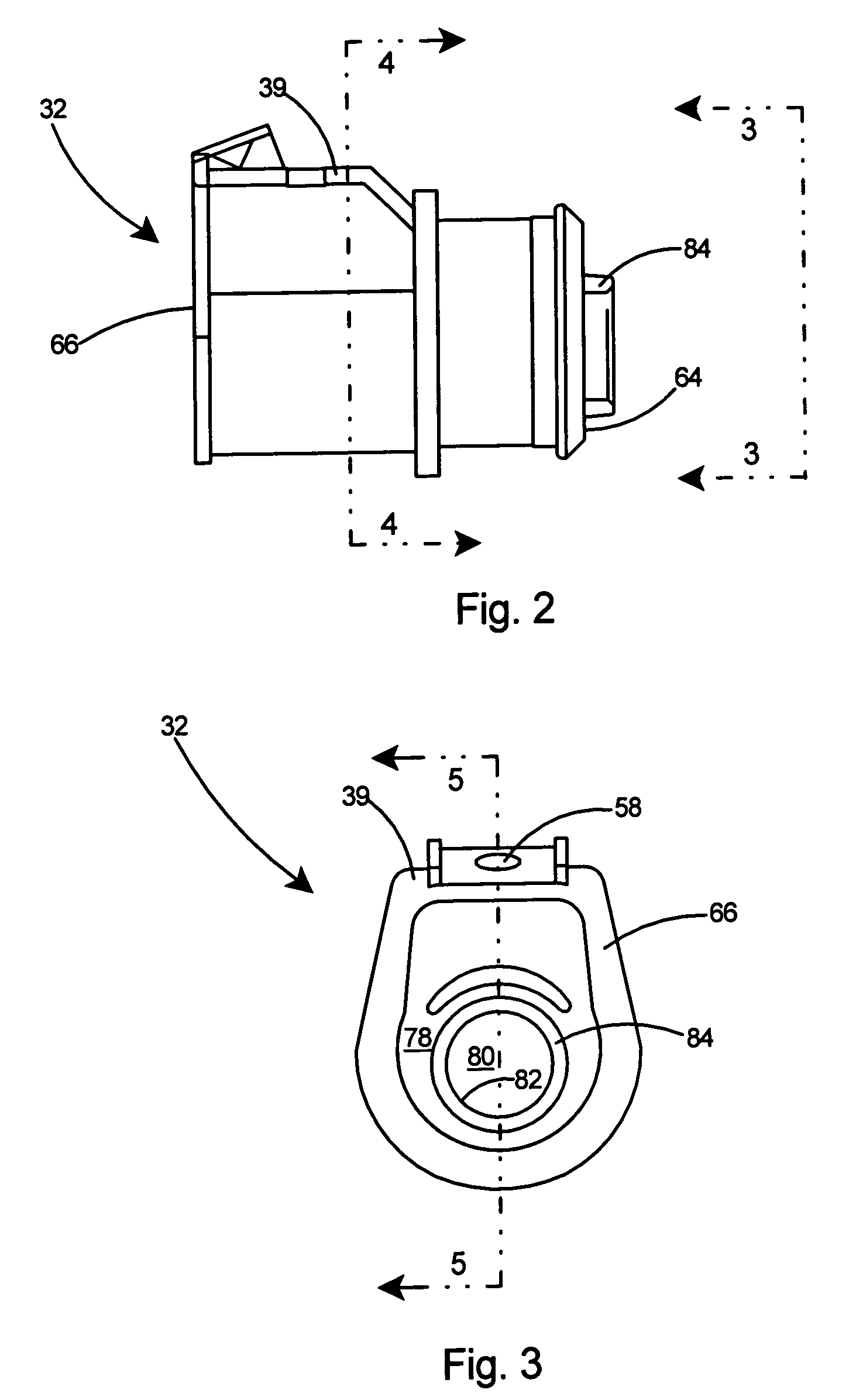 Electrical fitting for snap in connection of cables