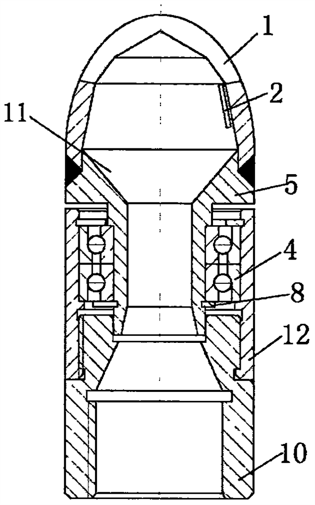 An automatic rotary nozzle