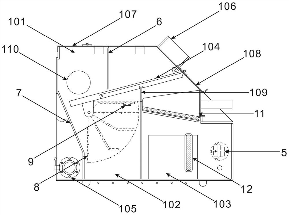 Water-free vacuum excrement collector system