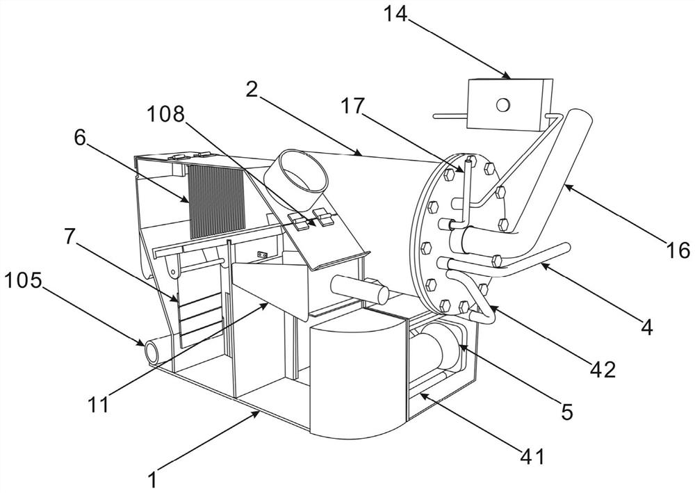 Water-free vacuum excrement collector system