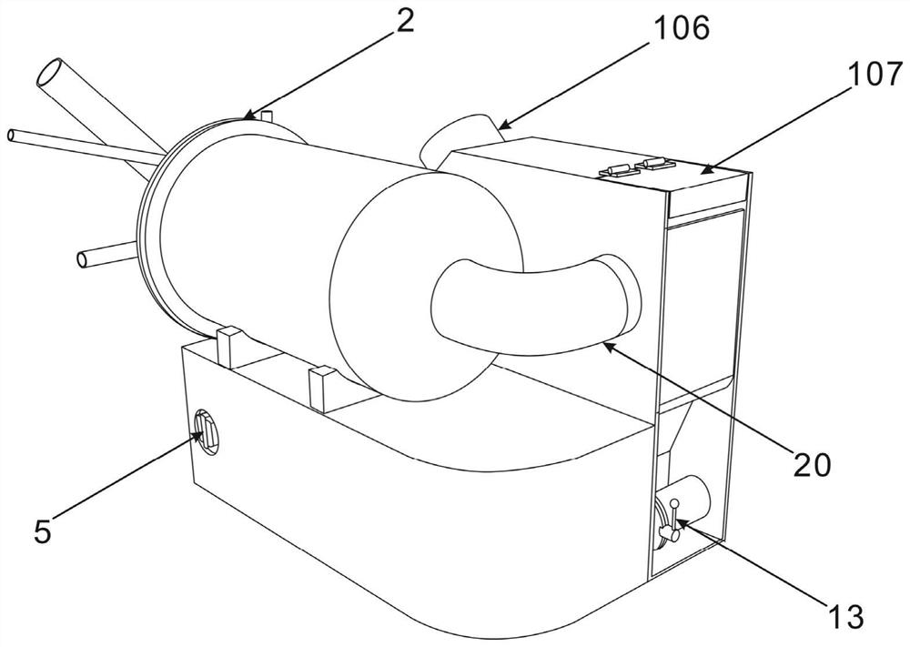 Water-free vacuum excrement collector system