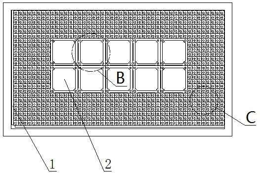 Combined sand mold