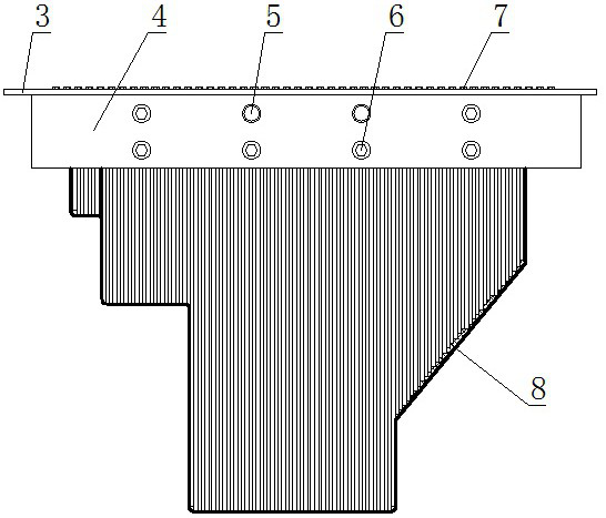 Combined sand mold