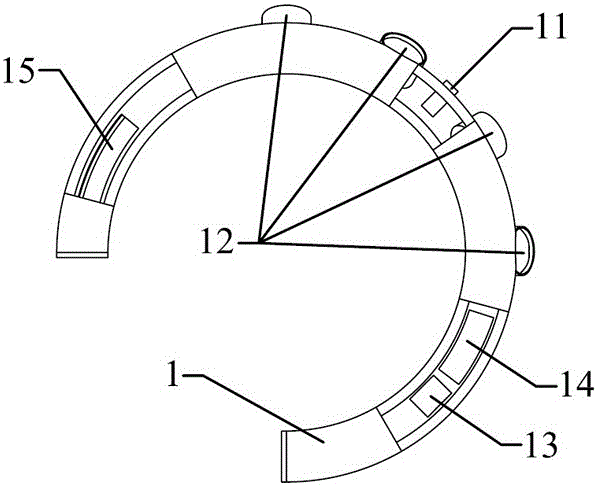 Indoor and outdoor positioning method, positioning system, and positioning foot rings