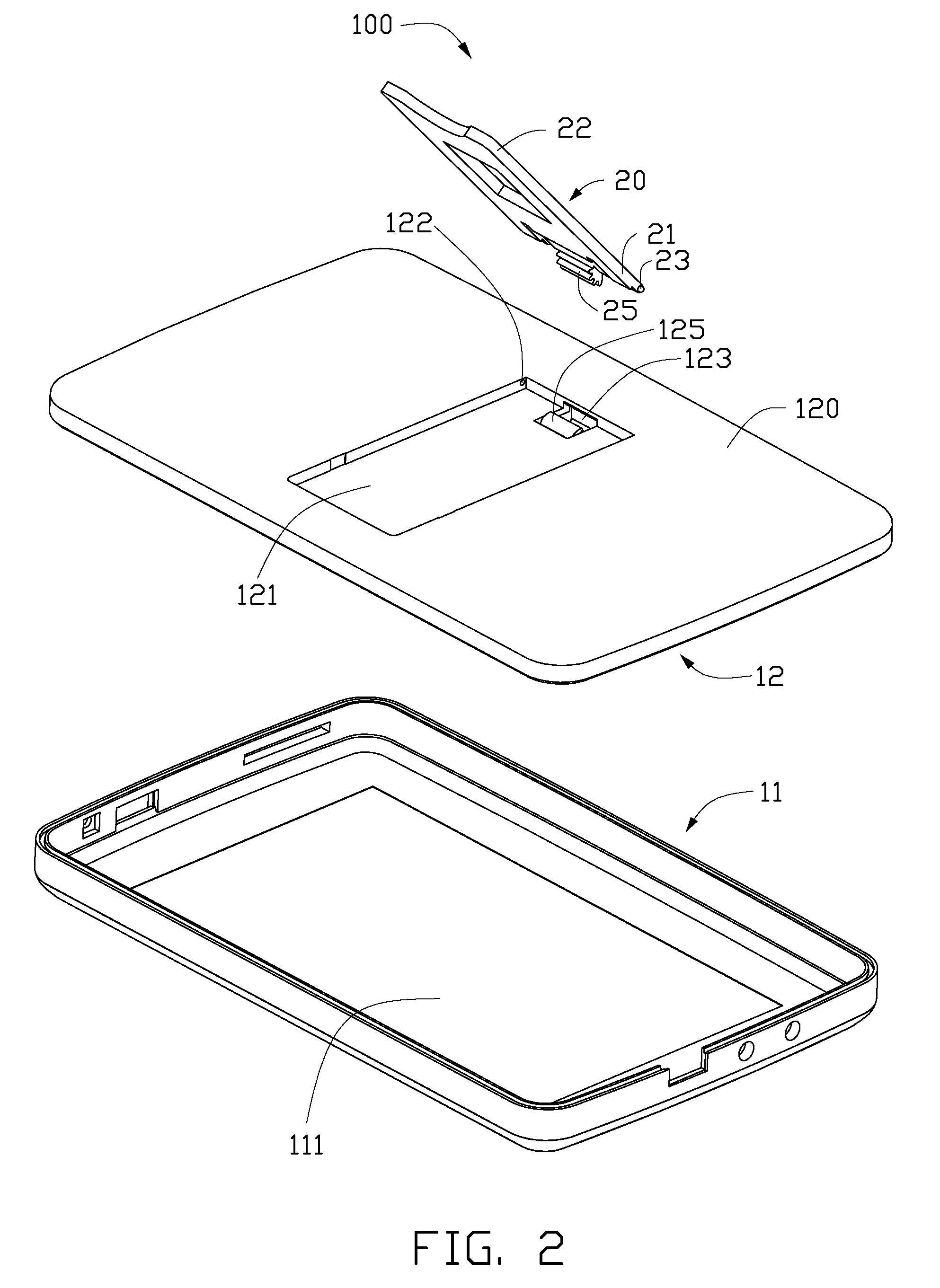 Electronic device having adjustable leg