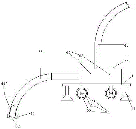 Sewage lifting system for treating papermaking sludge filter pressing water