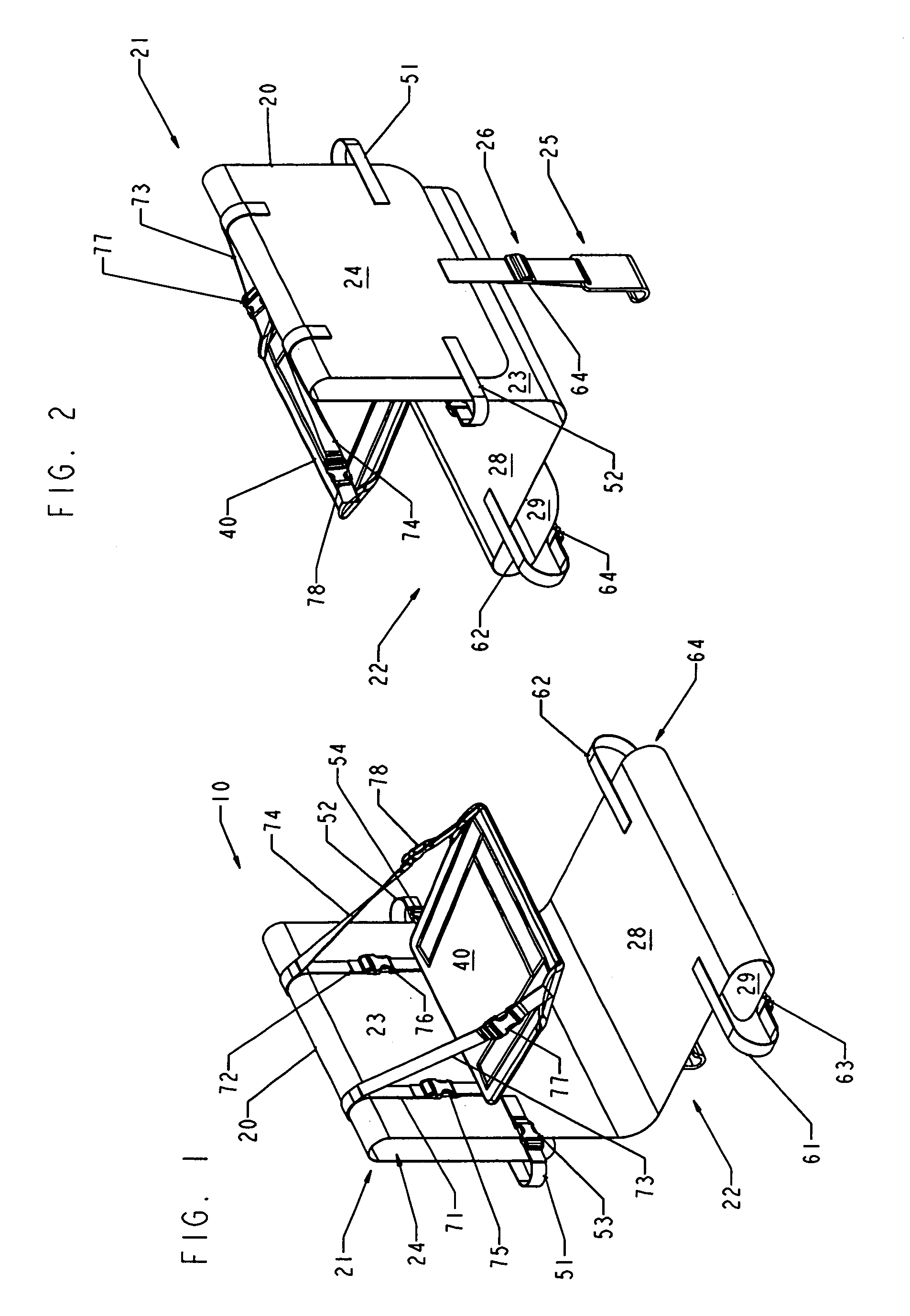 Adjustable non-freestanding child seat