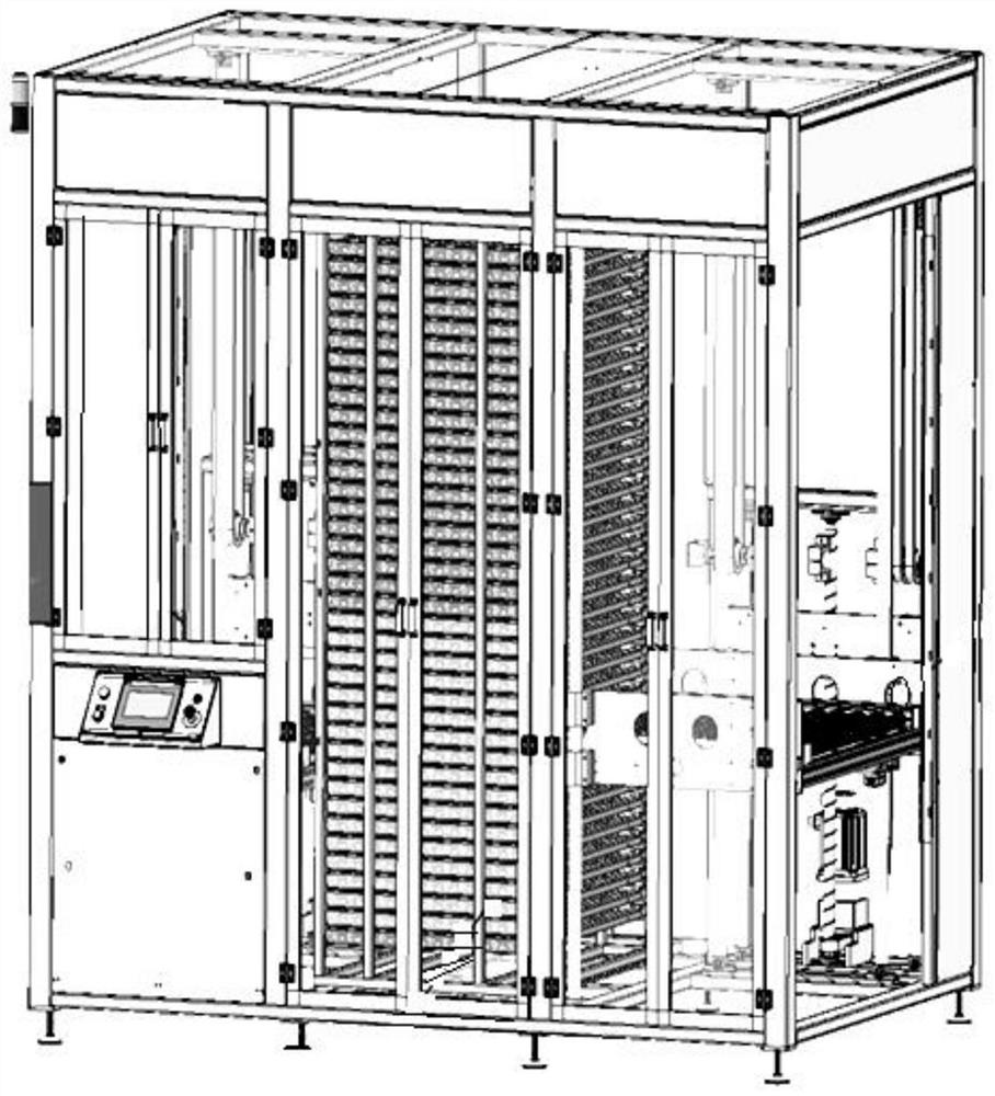 First-in first-out sequence automatic connection production method and application