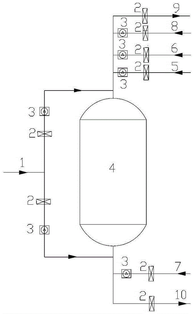 A method for on-line recovery of ion exchange resin