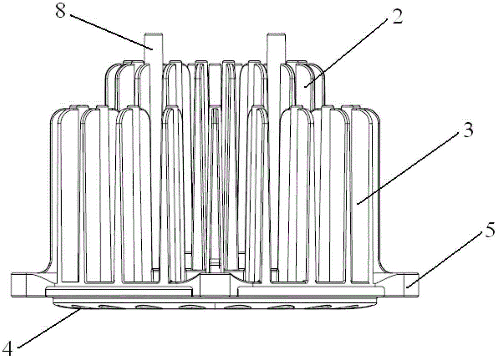 led lamp radiator and led lamp