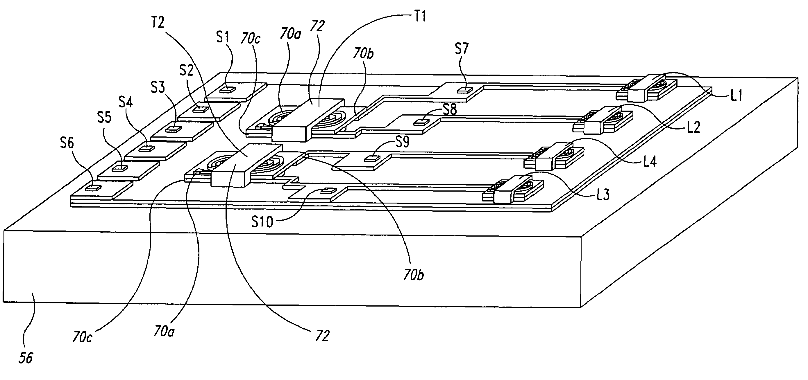 Integration of planar transformer and/or planar inductor with power switches in power converter