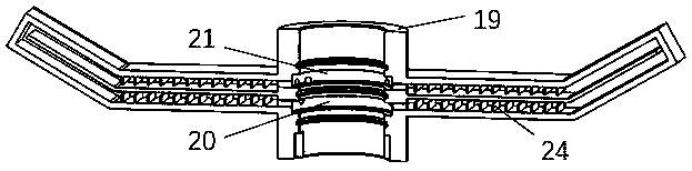 Molding powder bonding device