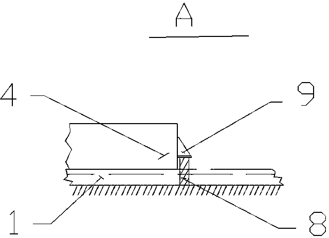 Subsequent docking process of self-elevating platform pile shoe