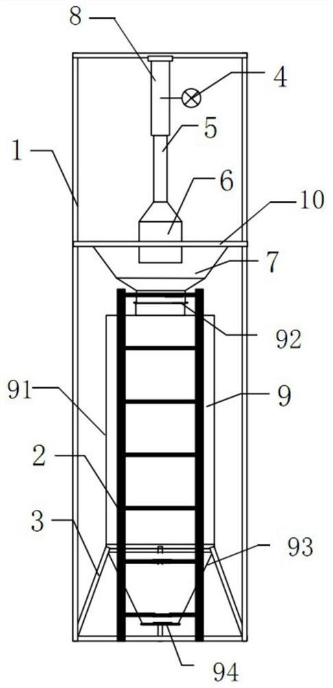 Fully-closed kitchen waste transfer platform