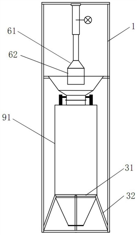 Fully-closed kitchen waste transfer platform