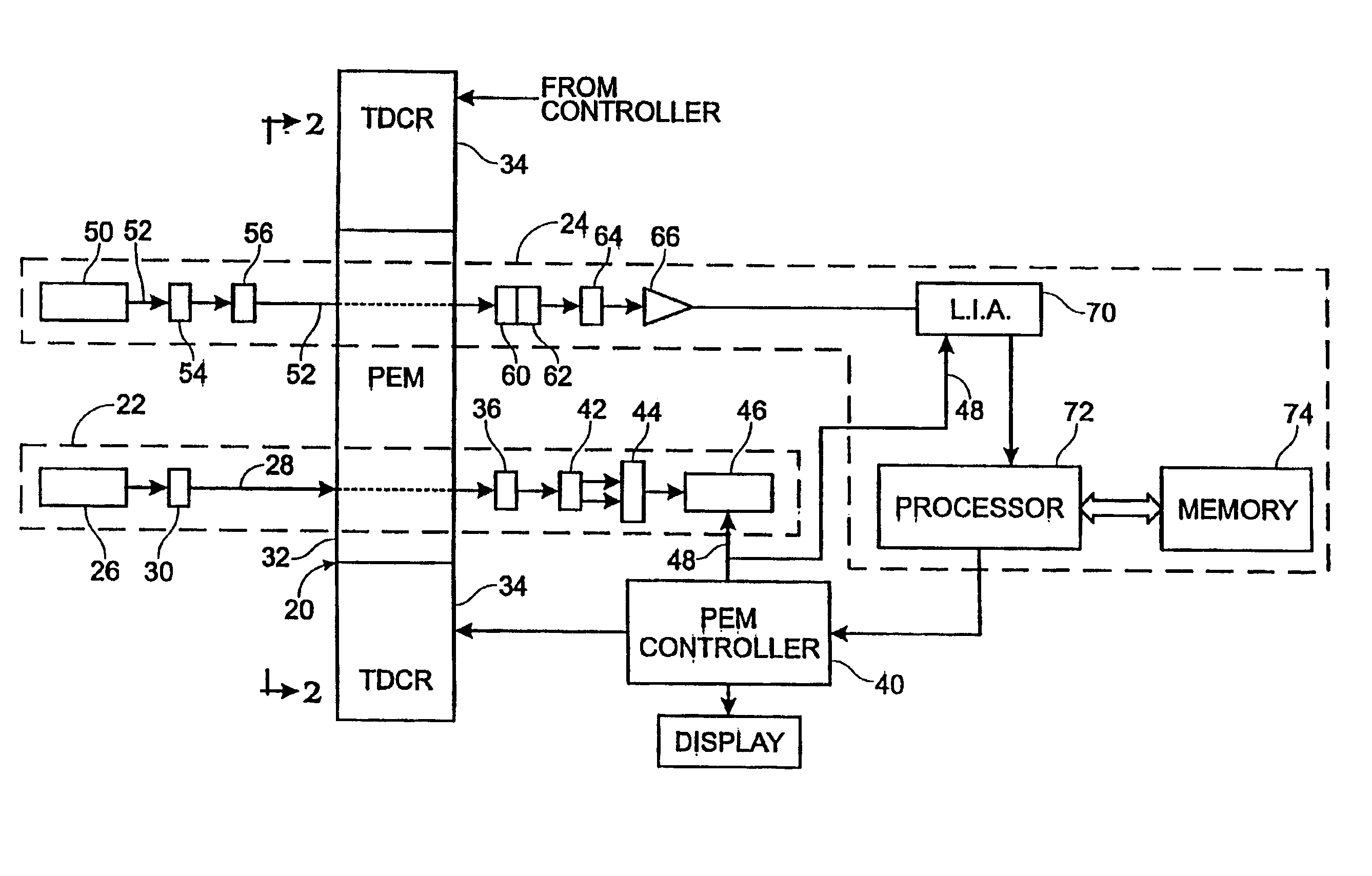 Integrated diagnostic for photoelastic modulator