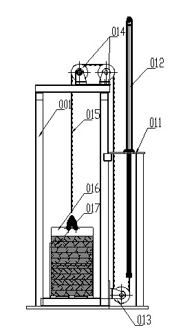 Test bed for hydraulic oil pumping device