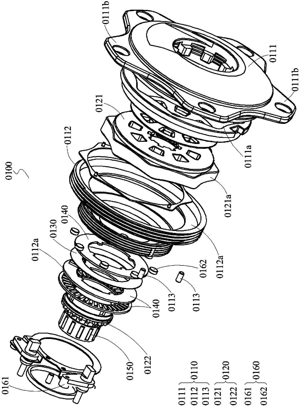 Peripheral surface contact torque sensor and the electric power-assisted vehicle