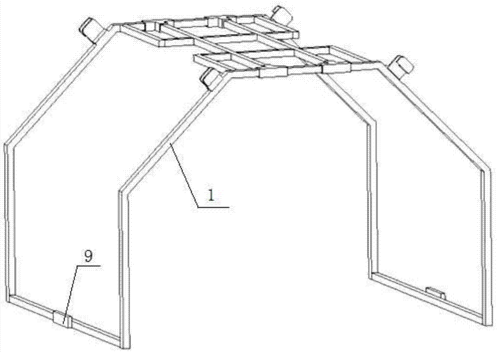 Flexible medlar-picking device with bionic-type structure