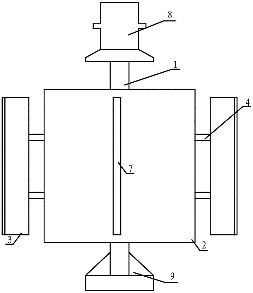 Retractable blade vertical-axis tidal turbine