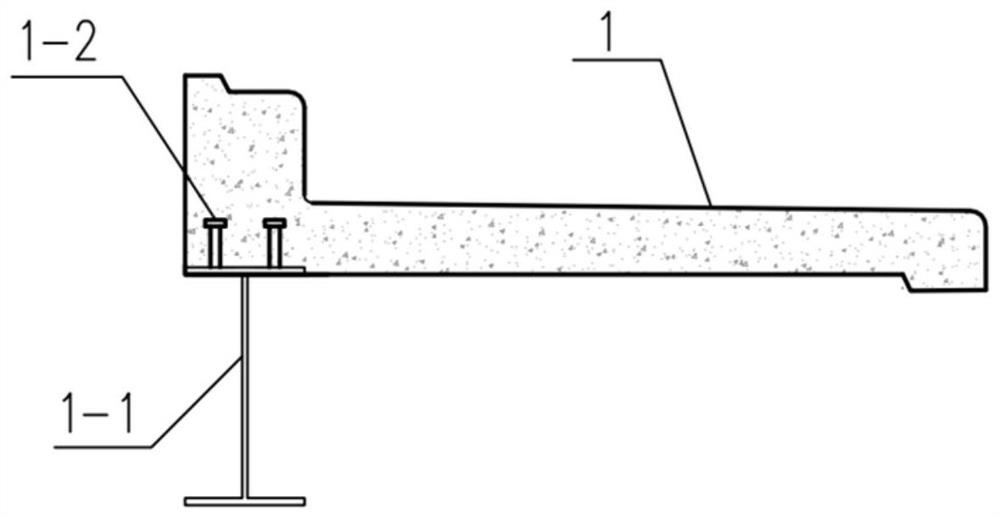 Prefabricated assembly type stand plate connecting structure