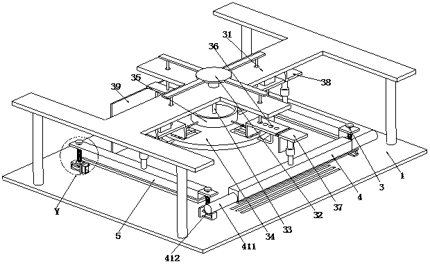 Packaging box sealing system of logistics center and using method of packaging box sealing system