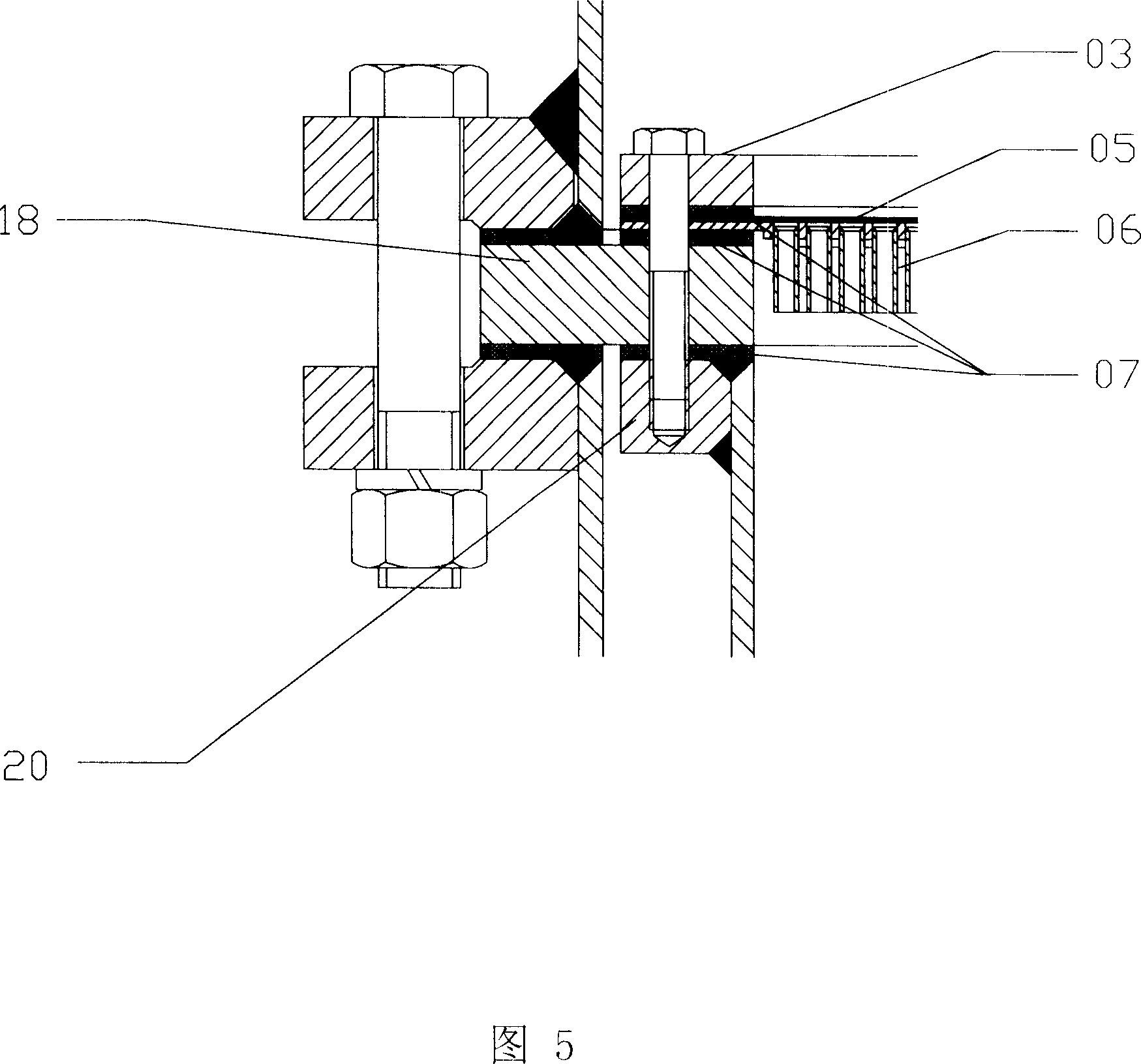 Shell-and-tube fixed bioreactor