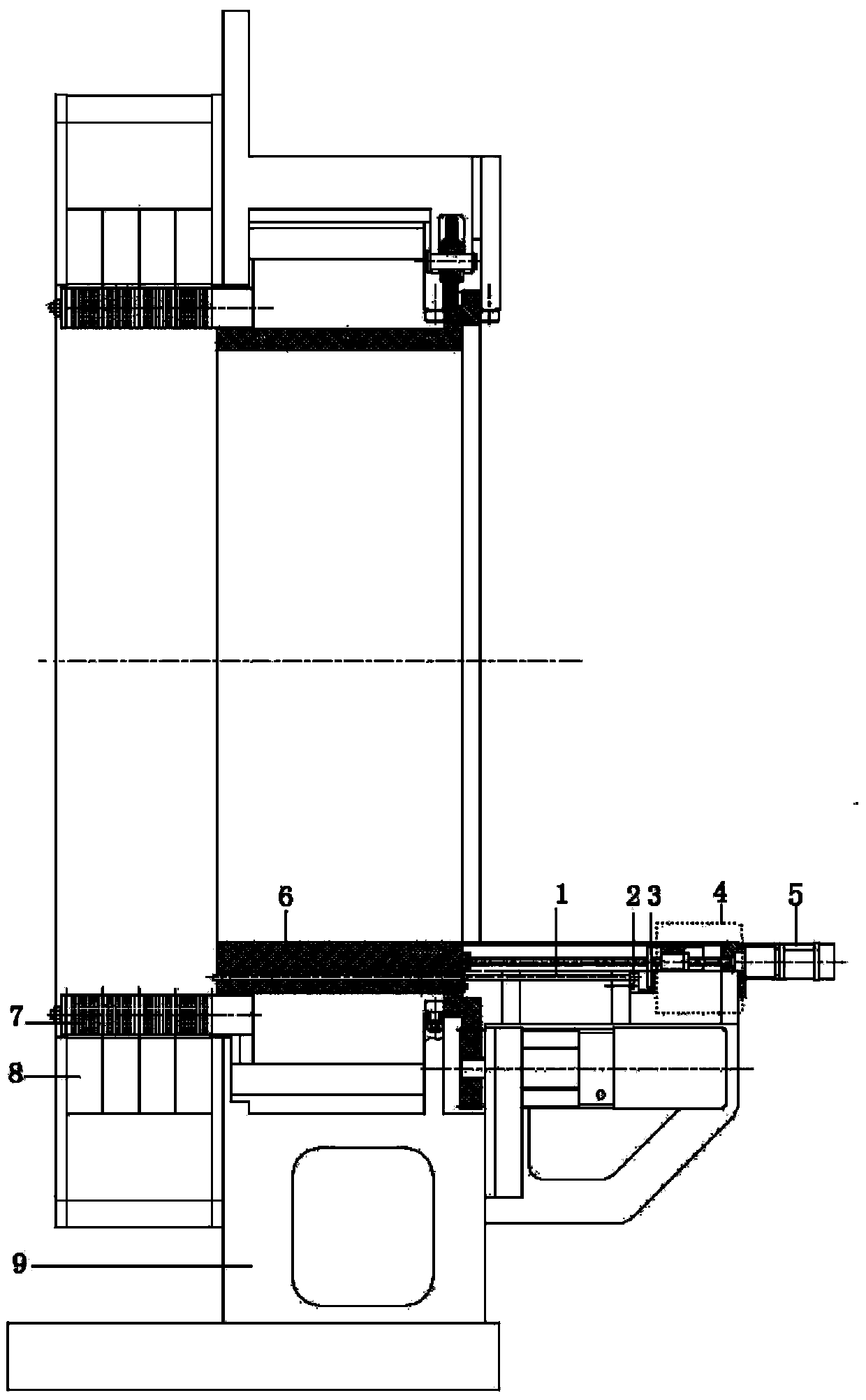 Separate-rod-source telescoping mechanism for PET-CT and control method thereof