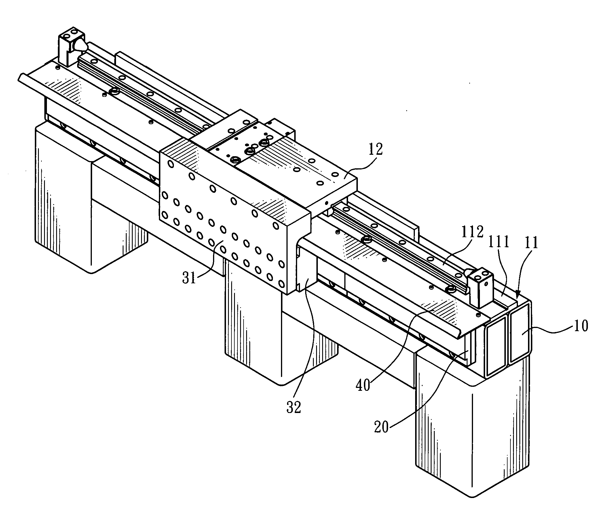 Dust cover plate for linear motor