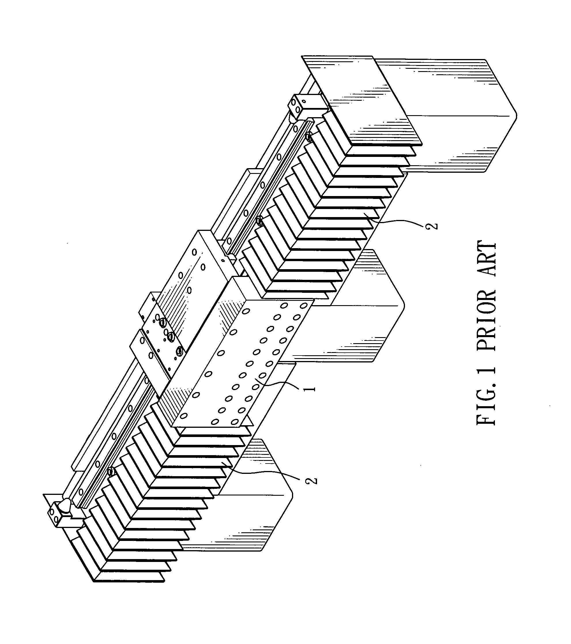 Dust cover plate for linear motor