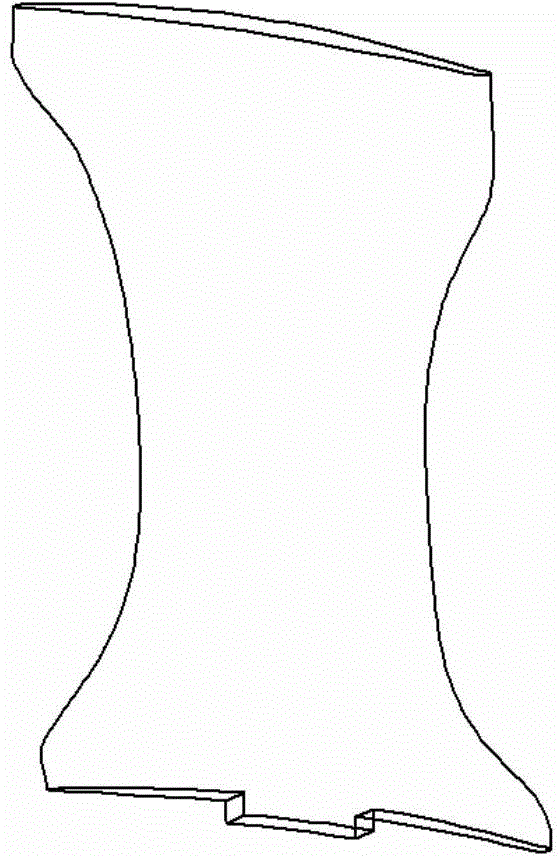 Coordinate system measurement method for blade parts without positioning datum plane