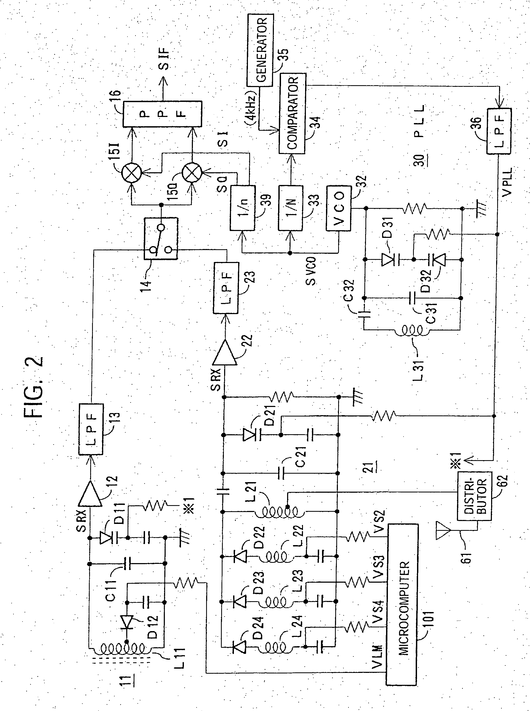 IC receiver to minimize tracking error