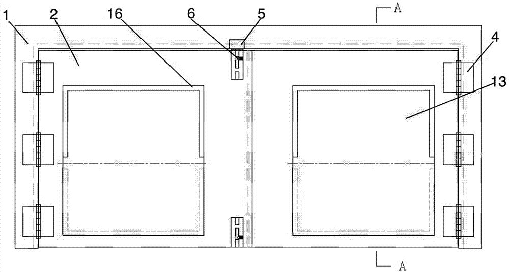 None-motile pressure relieving plate with drainage function for nuclear power unit