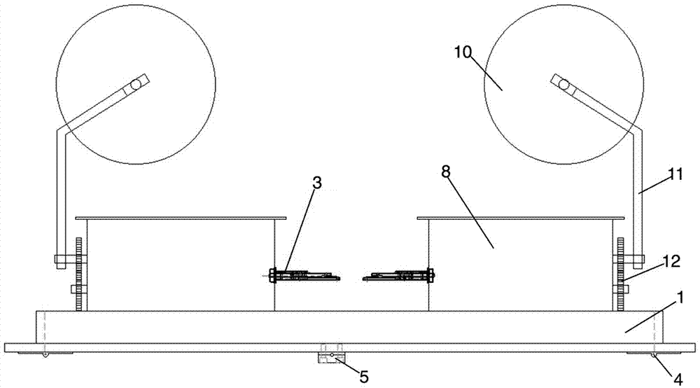 None-motile pressure relieving plate with drainage function for nuclear power unit