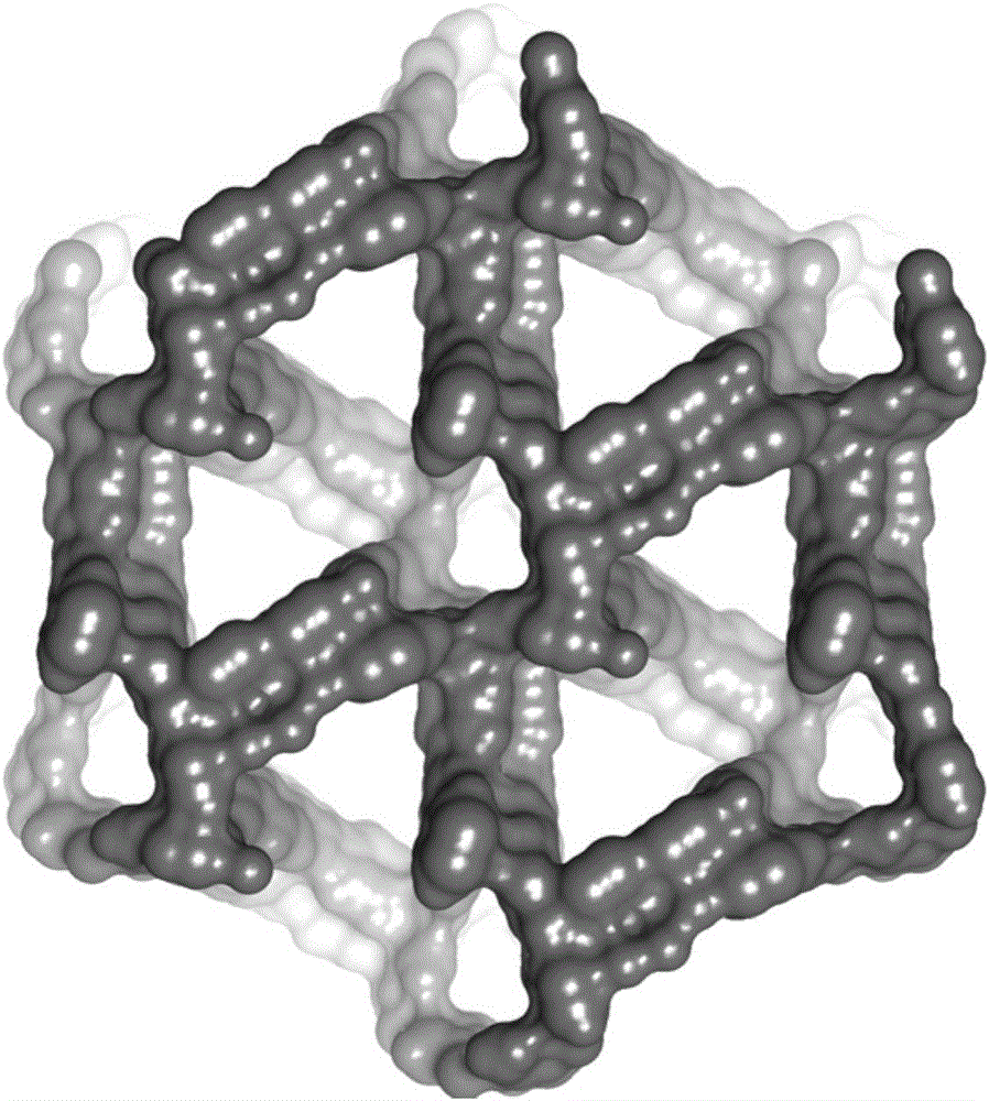 Multifunctional zinc-based organic-inorganic hybrid material, preparation method and application thereof