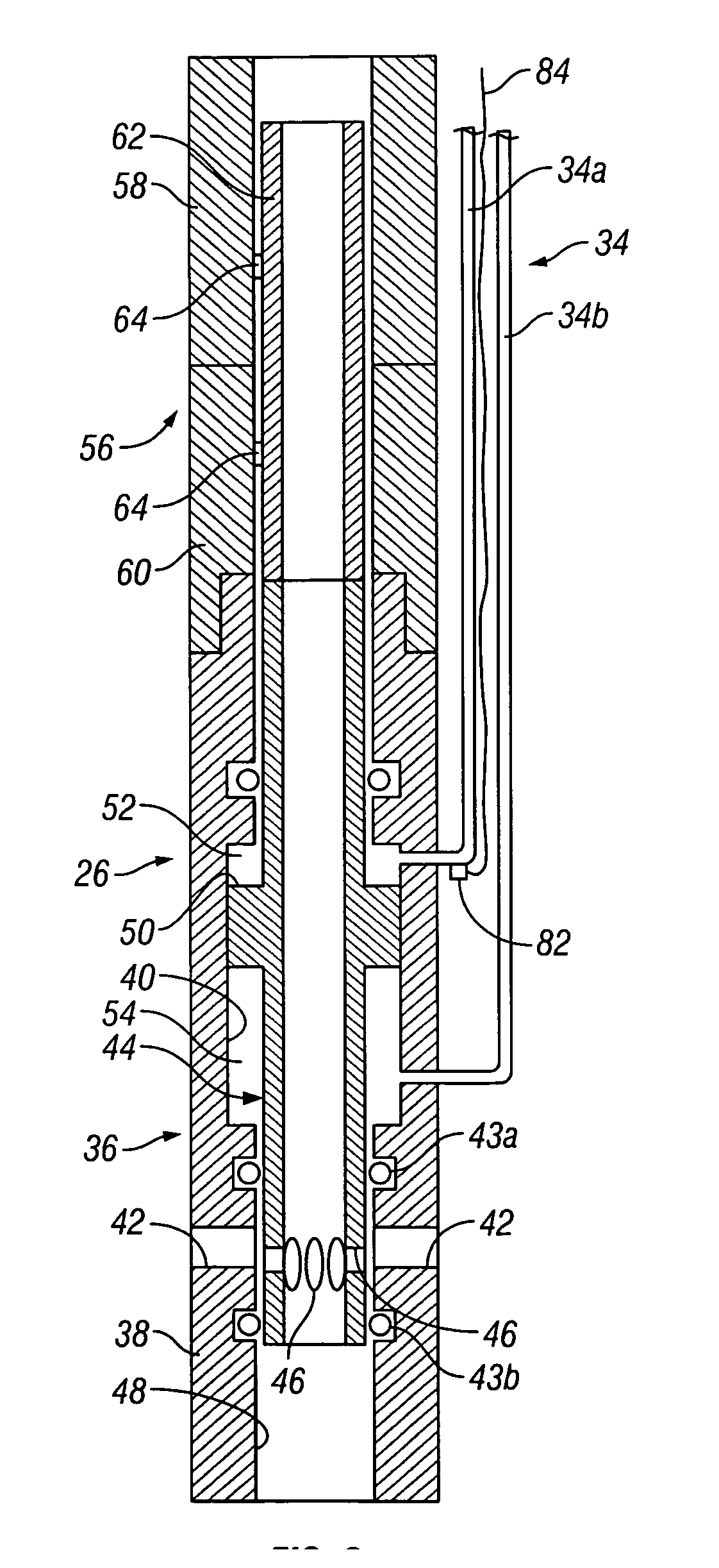 Pressure monitoring of control lines for tool position feedback