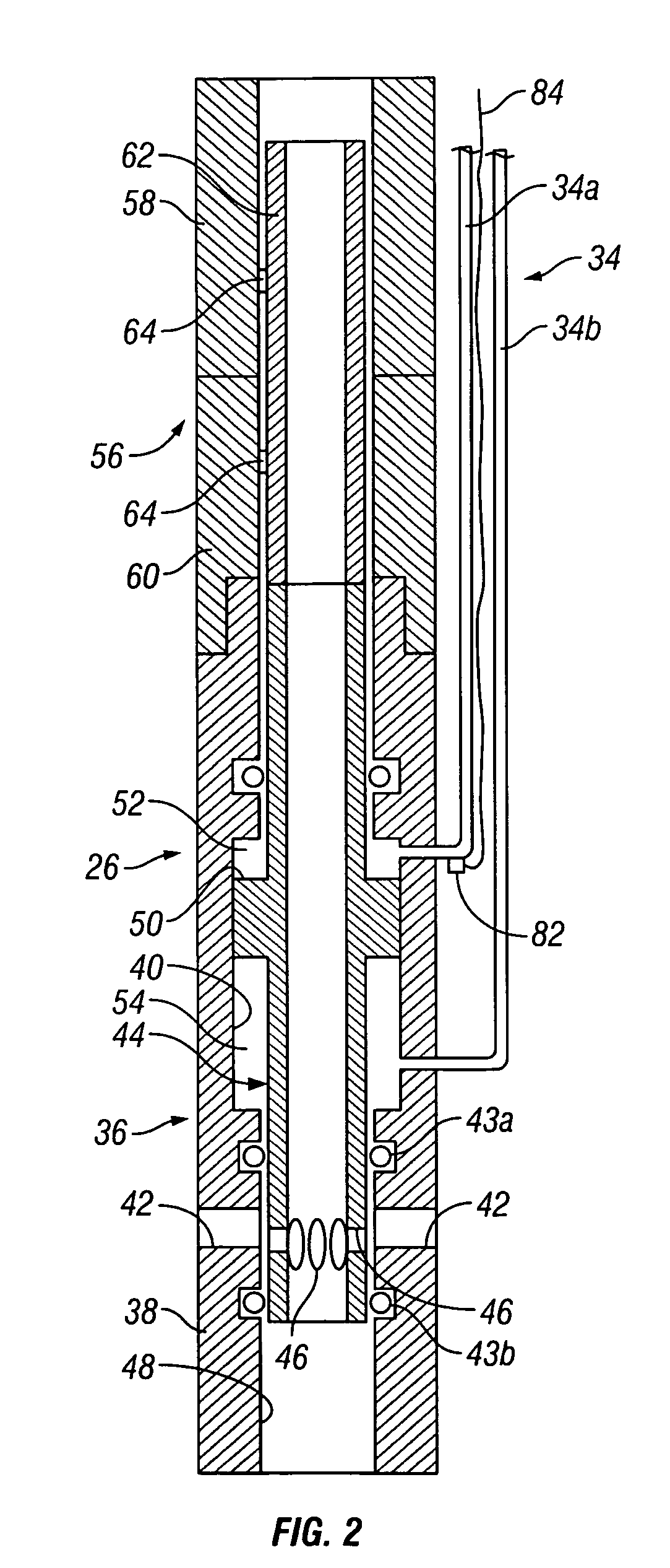 Pressure monitoring of control lines for tool position feedback