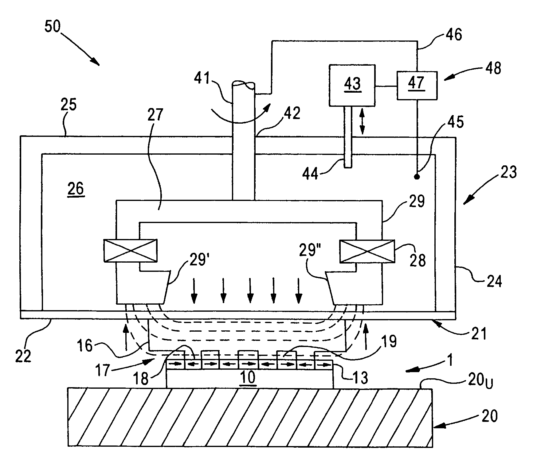 Method and apparatus for patterning magnetic media by contact printing