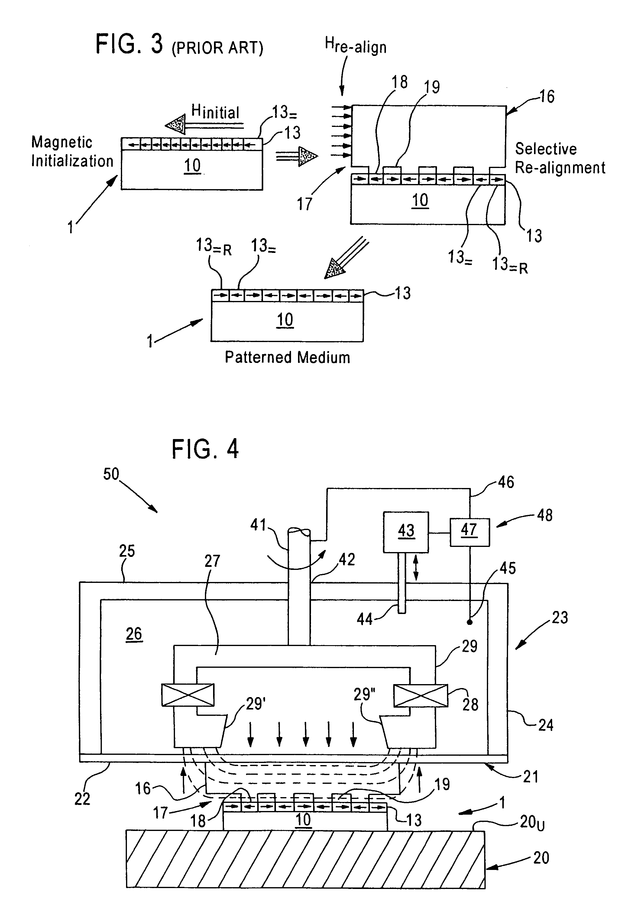 Method and apparatus for patterning magnetic media by contact printing