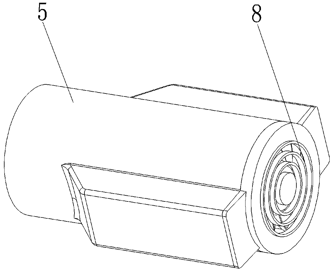 Self-generating electricity air blowing mechanism for outdoor heater