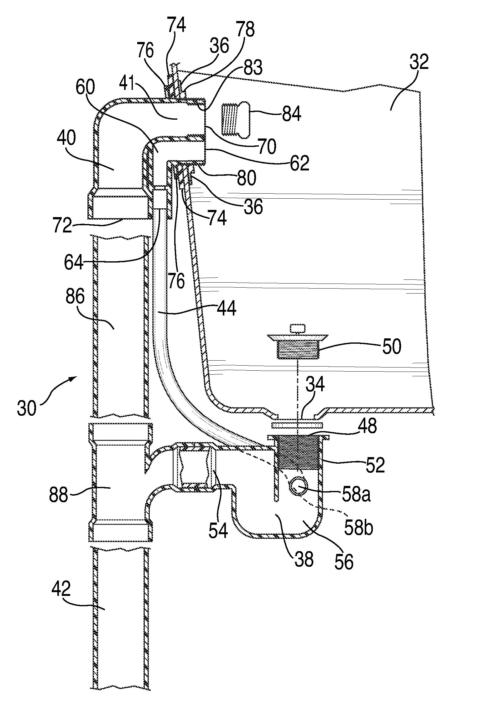 Tub drain and overflow assembly