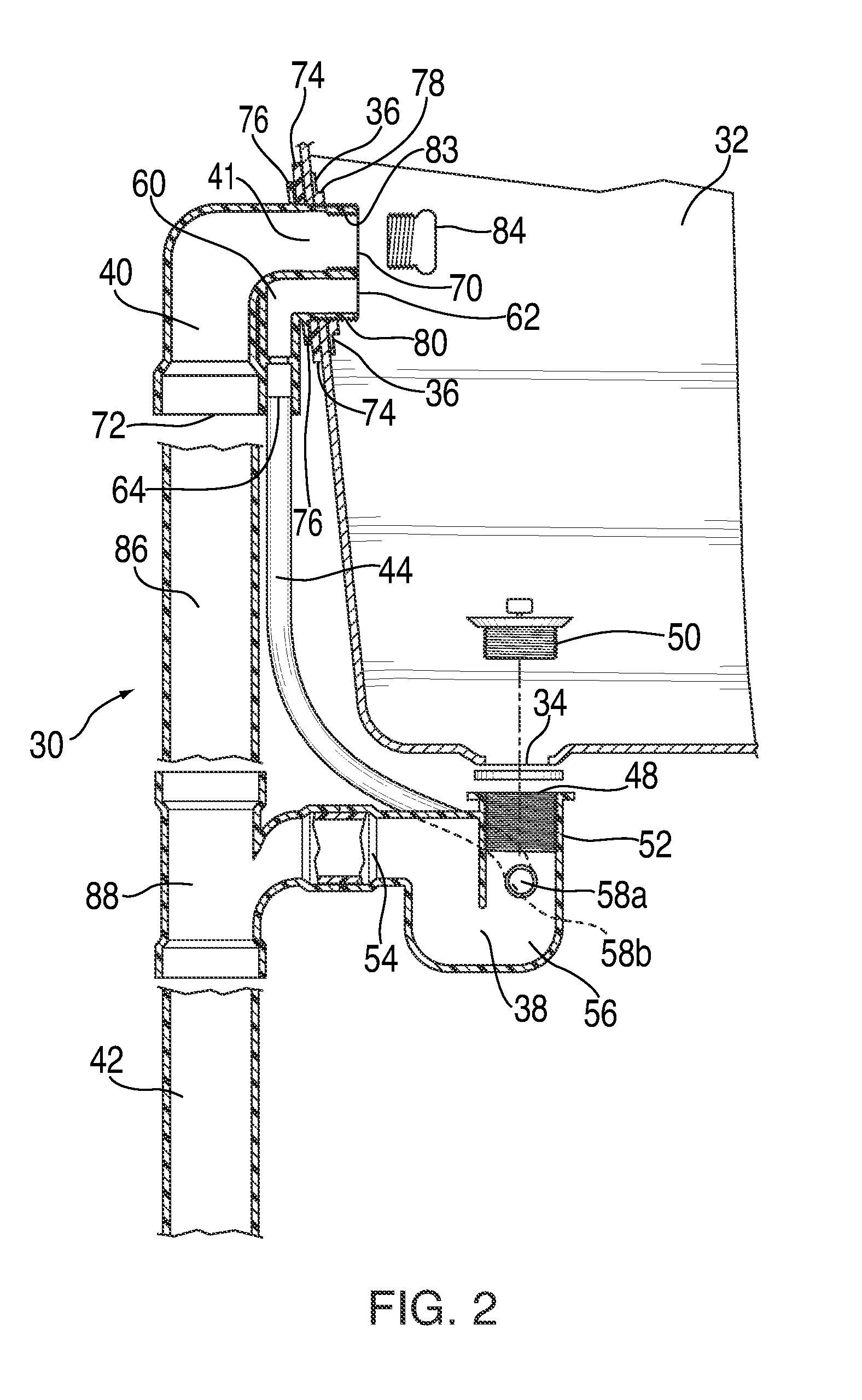 Tub drain and overflow assembly