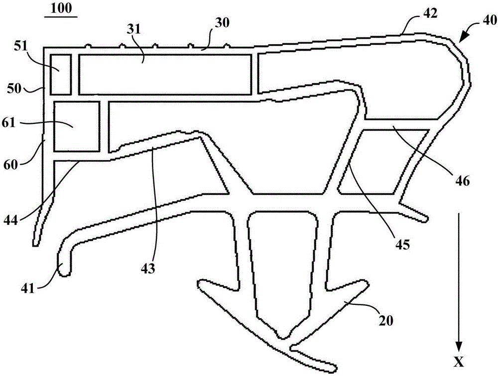 Door seal and refrigerator with door seal