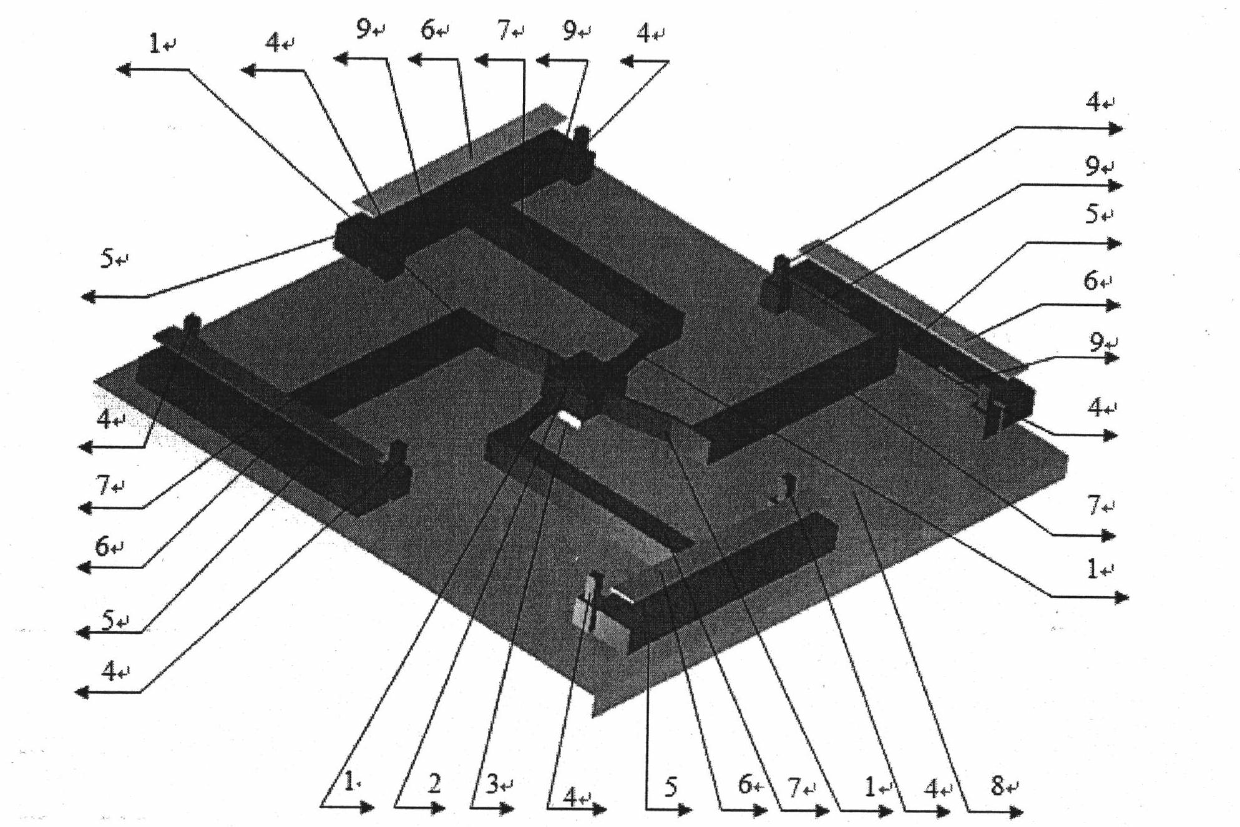 Electrostatic driving MEMS deformable mirror based on lever amplification principle