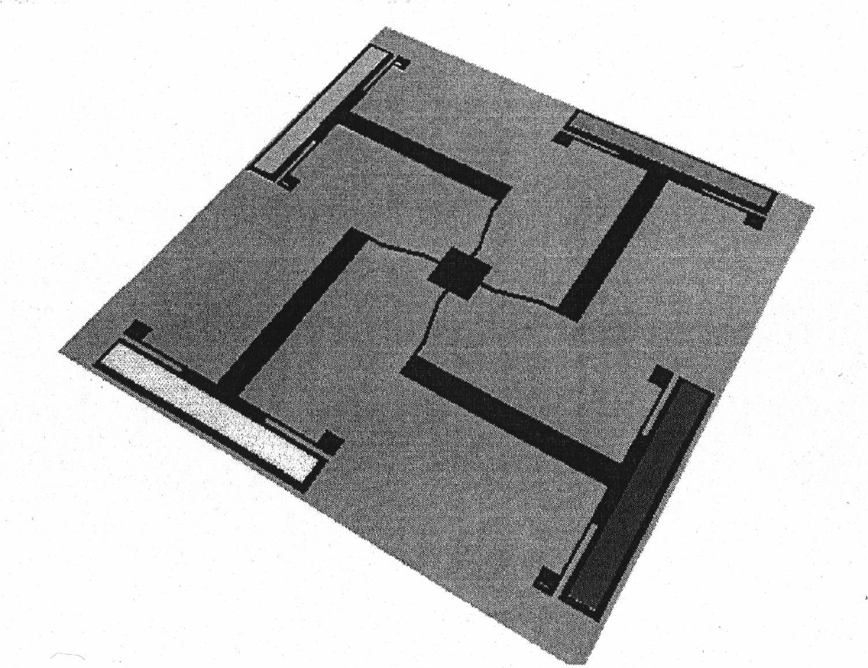 Electrostatic driving MEMS deformable mirror based on lever amplification principle