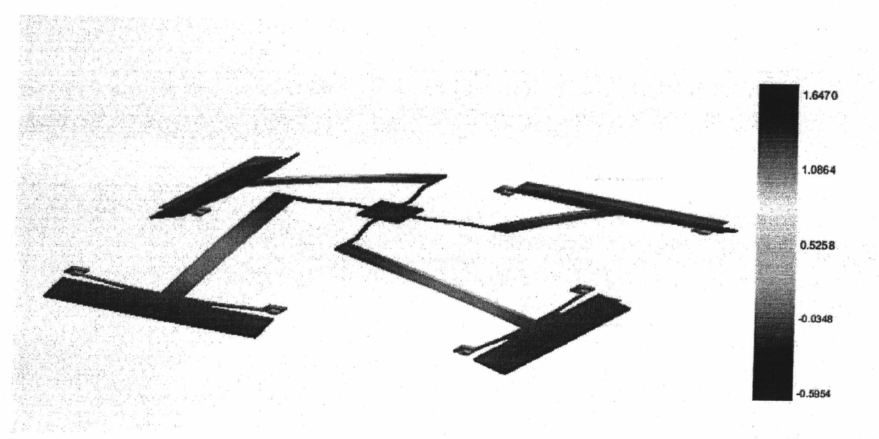 Electrostatic driving MEMS deformable mirror based on lever amplification principle