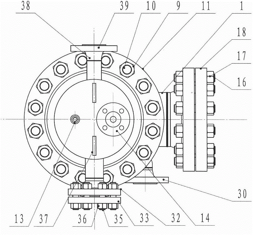 A high-pressure single-guided natural gas trap